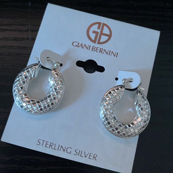 Giani Bernini Silver Sterling Small Hoop Earrings
